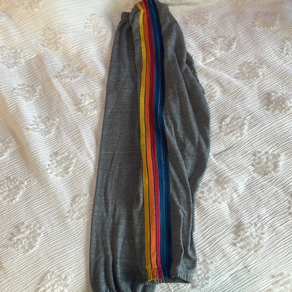 Aviator nation 5 Stripe sweatpants size XL - Picture 2 of 5